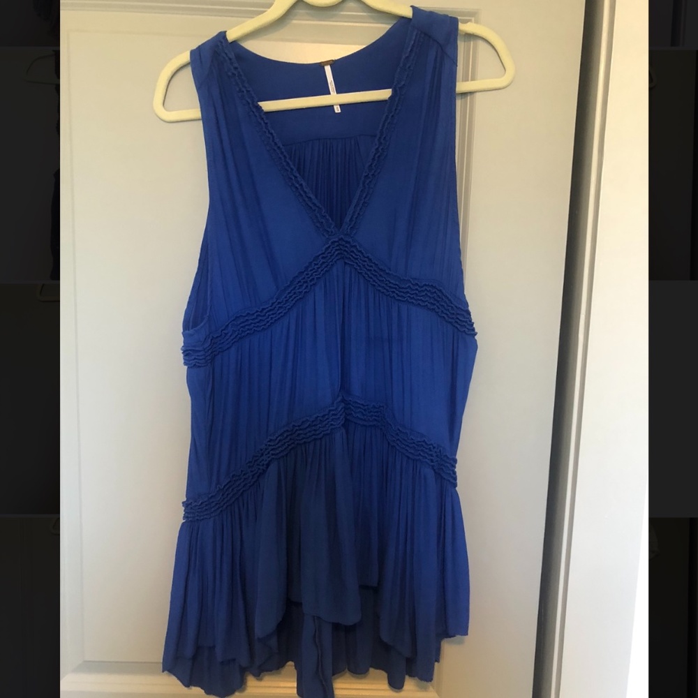 Blue Free People Top